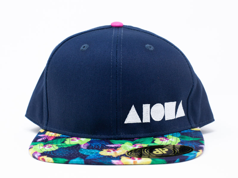 Hawaii "Floral Ala" 2-Tone Aloha Flatbill Cap