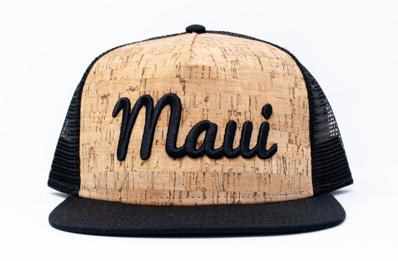 Maui Hawaii 3D Cork Flatbill Hat