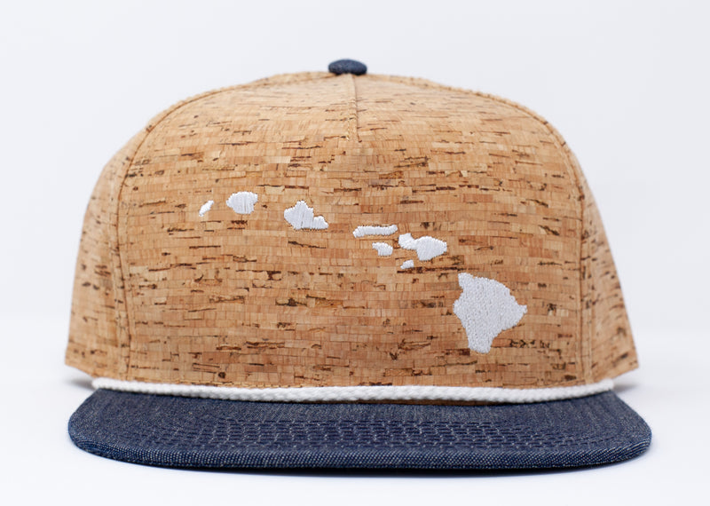 Hawaii "Large" Islands Flatbill Cork Hat