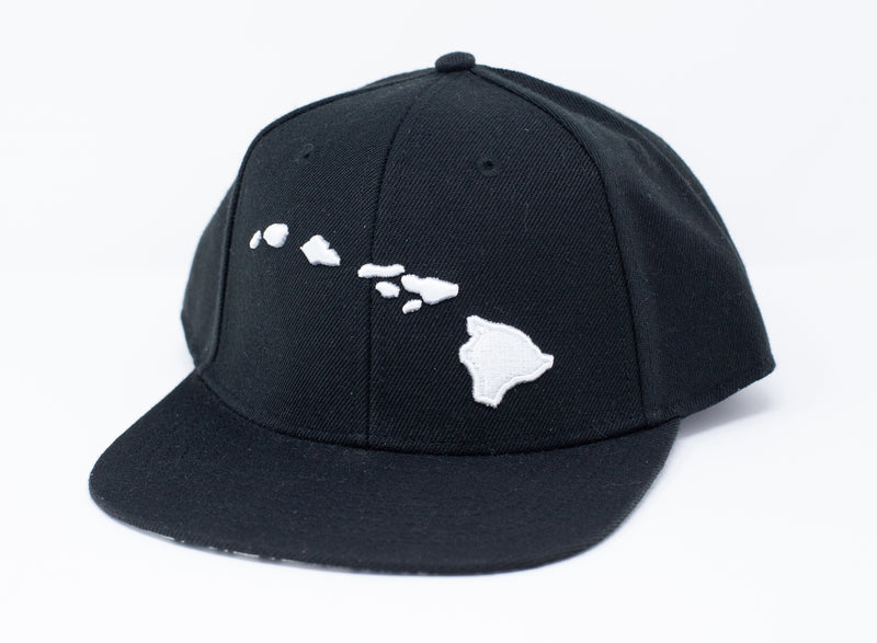 Hawaii "Large" 3D Islands Flatbill Hat