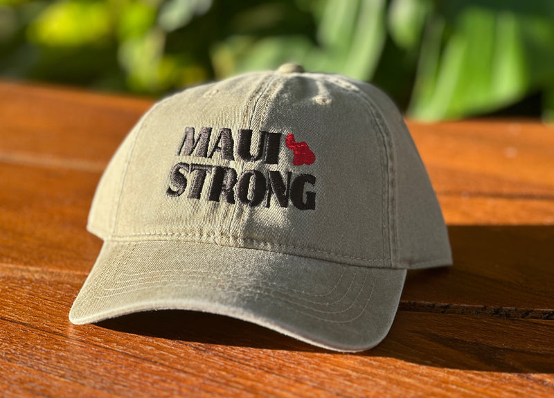 MAUI STRONG SUPPORT MAUI DAD CAP