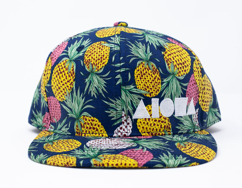 Hawaii "Pineapple Season" Aloha Flatbill Cap